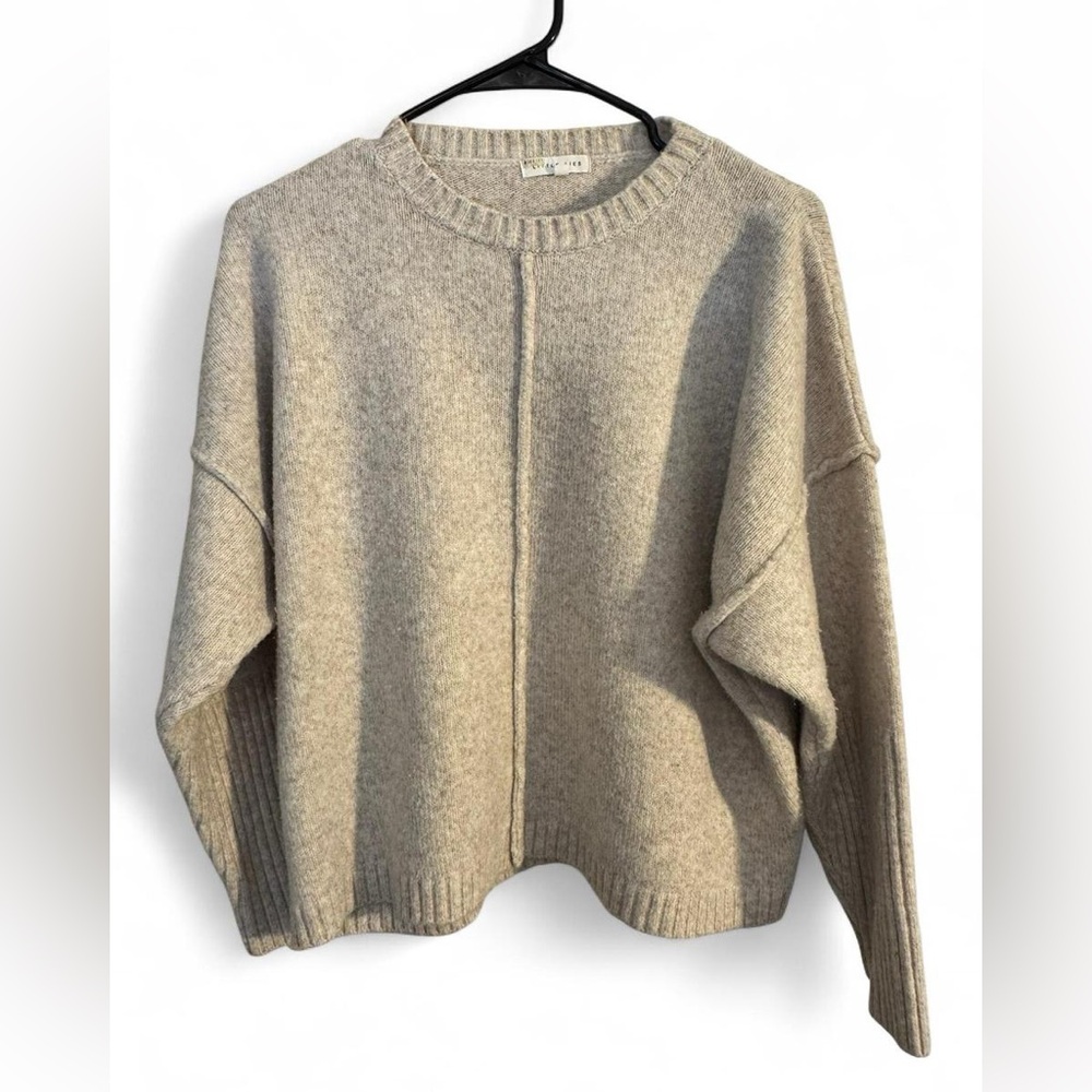 Little Lies Leni Knit Sweater Anthropologie Oversized Pullover - Picture 2 of 14